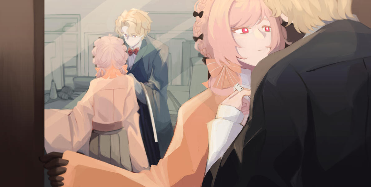 Knee shot+Bust up (4character) | Paint