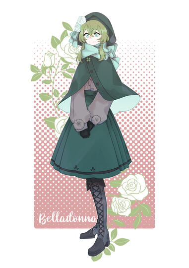 [Line art] Full body | Falt Color